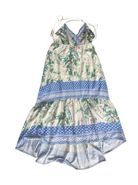 Pookie & Sebastian mixed-print maxi dress